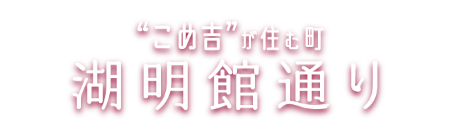 湖明館通り